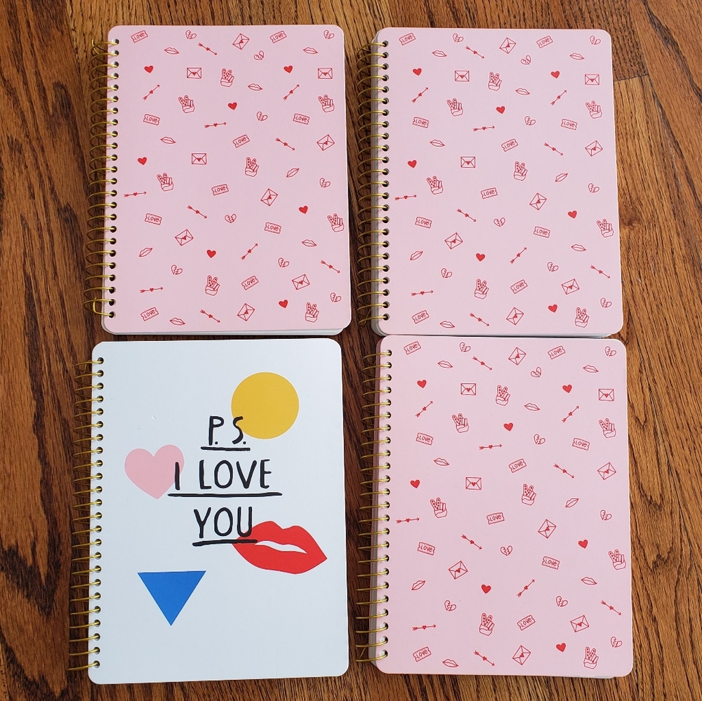 4 Spiral Notebook Journals Junk Food Lyric Culture